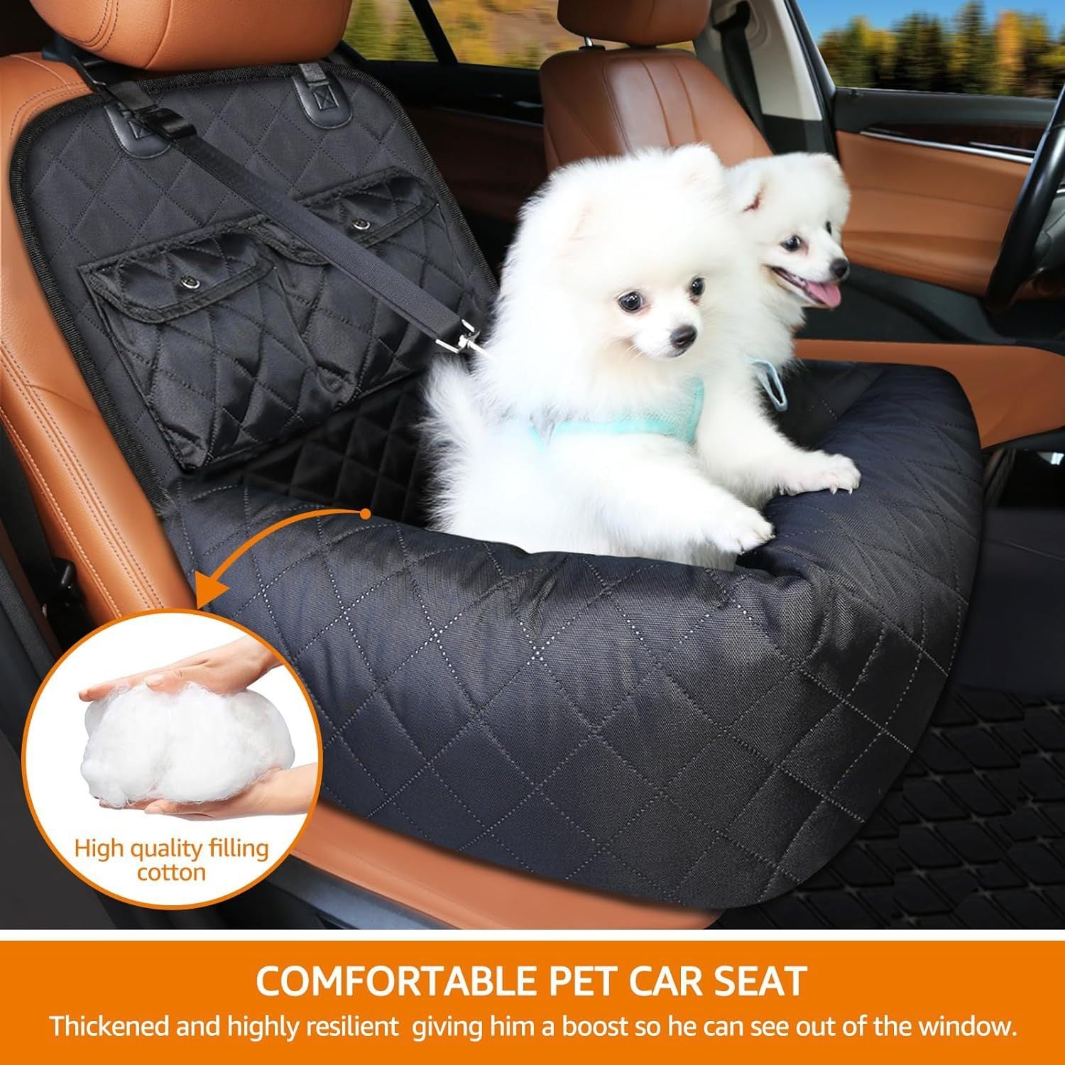 Waterproof Pet Car Seat Cover – Comfy & Safe Travel