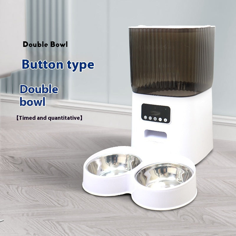 Feed Your Pet on Time – 5L Auto Feeder Magic!